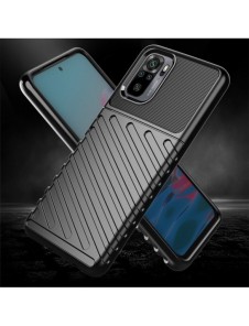 Thunder Case Flexibel Tough Rugged Cover TPU-fodral för Xiaomi Redmi Note 10 / Redmi Note 10S blå