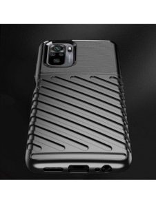 Thunder Case Flexibel Tough Rugged Cover TPU-fodral för Xiaomi Redmi Note 10 / Redmi Note 10S blå