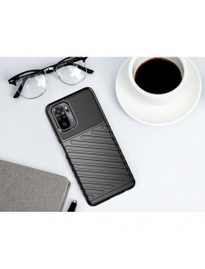Thunder Case Flexibel Tough Rugged Cover TPU-fodral för Xiaomi Redmi Note 10 / Redmi Note 10S blå