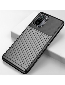 Thunder Case Flexibel Tough Rugged Cover TPU-fodral för Xiaomi Redmi Note 10 / Redmi Note 10S blå