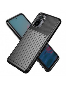 Thunder Case Flexibel Tough Rugged Cover TPU-fodral för Xiaomi Redmi Note 10 / Redmi Note 10S blå