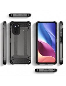 Hybrid Armor Case Tough Rugged Cover för Xiaomi Redmi K40 Pro+ / K40 Pro / K40 / Poco F3 golden