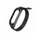 Ersättningsarmband i metall magnetiskt armband för Xiaomi Mi Band 6 / Mi Band 5 / Mi Band 4 / Mi Band 3 Svart
