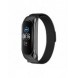 Ersättningsarmband i metall magnetiskt armband för Xiaomi Mi Band 6 / Mi Band 5 / Mi Band 4 / Mi Band 3 Svart