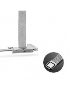 Ersättningsarmband i metall magnetiskt armband för Xiaomi Mi Band 6 / Mi Band 5 / Mi Band 4 / Mi Band 3 Svart
