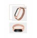 Ersättningsarmband i metall magnetiskt armband för Xiaomi Mi Band 6 / Mi Band 5 / Mi Band 4 / Mi Band 3 Guld Rosa