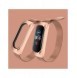 Ersättningsarmband i metall magnetiskt armband för Xiaomi Mi Band 6 / Mi Band 5 / Mi Band 4 / Mi Band 3 Guld Rosa