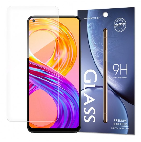 Tempered Glass 9H Tempered Glass Realme 8 Pro / Realme 8 (Förpackning - Kuvert)