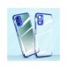 Clear Color Case Gel TPU Galvaniseringsram Skydd för Xiaomi Redmi Note 10 / Redmi Note 10S svart