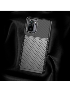 Thunder Case Flexibel Tough Rugged Cover TPU-fodral för Xiaomi Redmi Note 10 / Redmi Note 10S grön