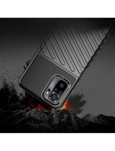 Thunder Case Flexibel Tough Rugged Cover TPU-fodral för Xiaomi Redmi Note 10 / Redmi Note 10S grön