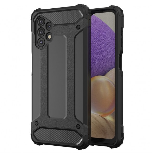 Hybrid Armor bepansrat hybridfodral till Samsung Galaxy A32 4G svart