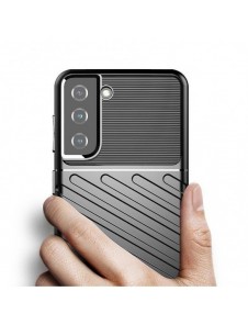 Thunder Case flexibelt pansarskal till Samsung Galaxy S21 FE svart