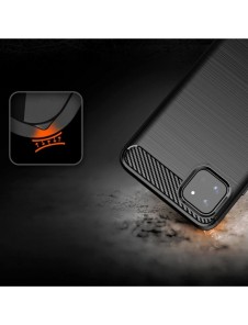 Kolfodral Flexibelt TPU-skal för Samsung Galaxy A22 5G svart