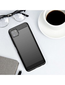 Kolfodral Flexibelt TPU-skal för Samsung Galaxy A22 5G svart