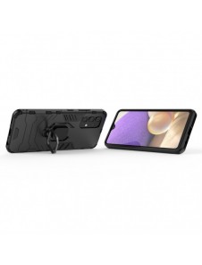 Ring Armor armored hybrid case skal + magnetisk hållare för Samsung Galaxy A32 4G svart