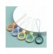 A silicone lanyard for a phone bear ring on a finger yellow