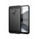 Carbon Case Flexible Cover Sleeve for Nokia 3.4 black