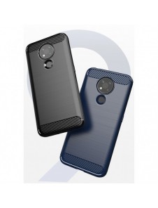 Carbon Case Flexible Cover Sleeve for Nokia 3.4 black