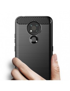 Carbon Case Flexible Cover Sleeve for Nokia 3.4 black