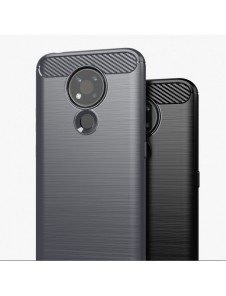 Carbon Case Flexible Cover Sleeve for Nokia 3.4 black