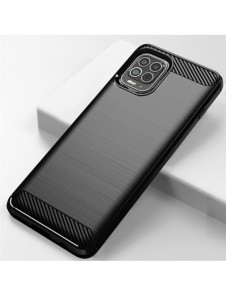 Carbon Case Flexible Cover TPU Case for Motorola Moto G100 / Edge S black