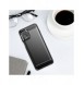 Carbon Case Flexible Cover TPU Case for Motorola Moto G100 / Edge S black