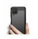 Carbon Case Flexible Cover TPU Case for Samsung Galaxy A22 4G black