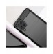 Carbon Case Flexible Cover TPU Case for Samsung Galaxy A22 4G black