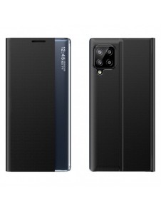 Sleep Case Bookcase Type Case with Smart Window for Samsung Galaxy A22 4G black