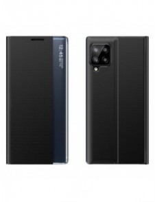 Sleep Case Bookcase Type Case with Smart Window for Samsung Galaxy A22 4G black