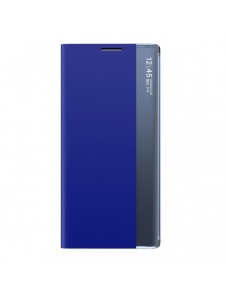 Sleep Case Bookcase Type Case with Smart Window for Samsung Galaxy A22 4G blue
