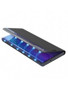 Sleep Case Bookcase Type Case with Smart Window for Samsung Galaxy A22 4G blue