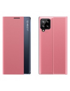 Sleep Case Bookcase Type Case with Smart Window for Samsung Galaxy A22 4G pink