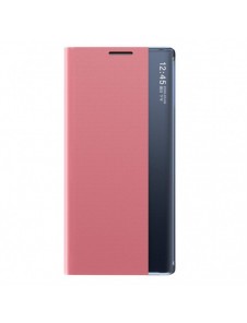 Sleep Case Bookcase Type Case with Smart Window for Samsung Galaxy A22 4G pink