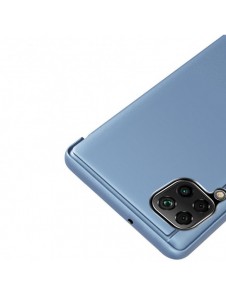 Clear View Case cover for Samsung Galaxy A22 4G blue