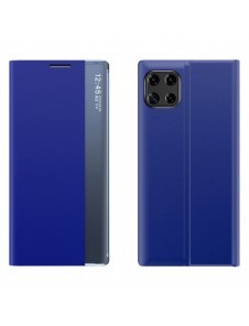 Sleep Case Bookcase Type Case with Smart Window for Samsung Galaxy A22 5G blue