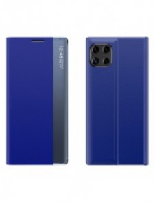 Sleep Case Bookcase Type Case with Smart Window for Samsung Galaxy A22 5G blue