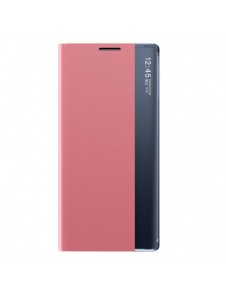 Sleep Case Bookcase Type Case with Smart Window for Samsung Galaxy A22 5G pink