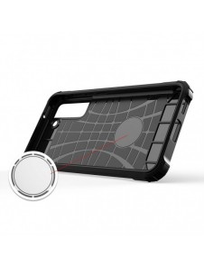 Hybrid Armor Case Tough Rugged Cover for Samsung Galaxy S21 FE black