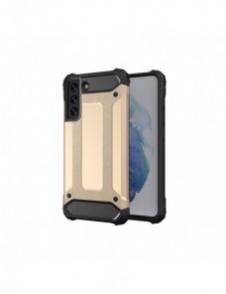 Hybrid Armor Case Tough Rugged Cover for Samsung Galaxy S21 FE gold