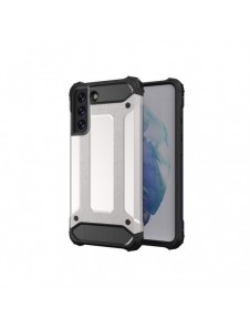 Hybrid Armor Case Tough Rugged Cover for Samsung Galaxy S21 FE silver