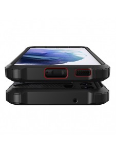 Hybrid Armor Case Tough Rugged Cover for Samsung Galaxy S21 FE silver