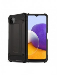 Hybrid Armor Case Tough Rugged Cover for Samsung Galaxy A22 5G black