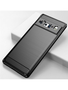 Carbon Case Flexible cover for Google Pixel 6 Pro black