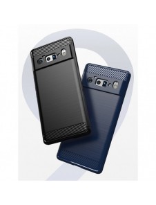 Carbon Case Flexible cover for Google Pixel 6 Pro black
