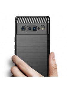 Carbon Case Flexible cover for Google Pixel 6 Pro black