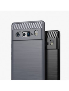 Carbon Case Flexible cover for Google Pixel 6 Pro black