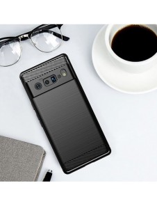Carbon Case Flexible cover for Google Pixel 6 Pro black