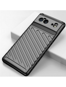 Thunder Case Flexible Tough Rugged Cover TPU Case for Google Pixel 6 black